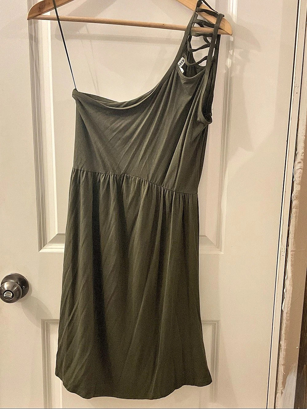 Moral Fiber Olive Maxi Dress Size Medium Like New
